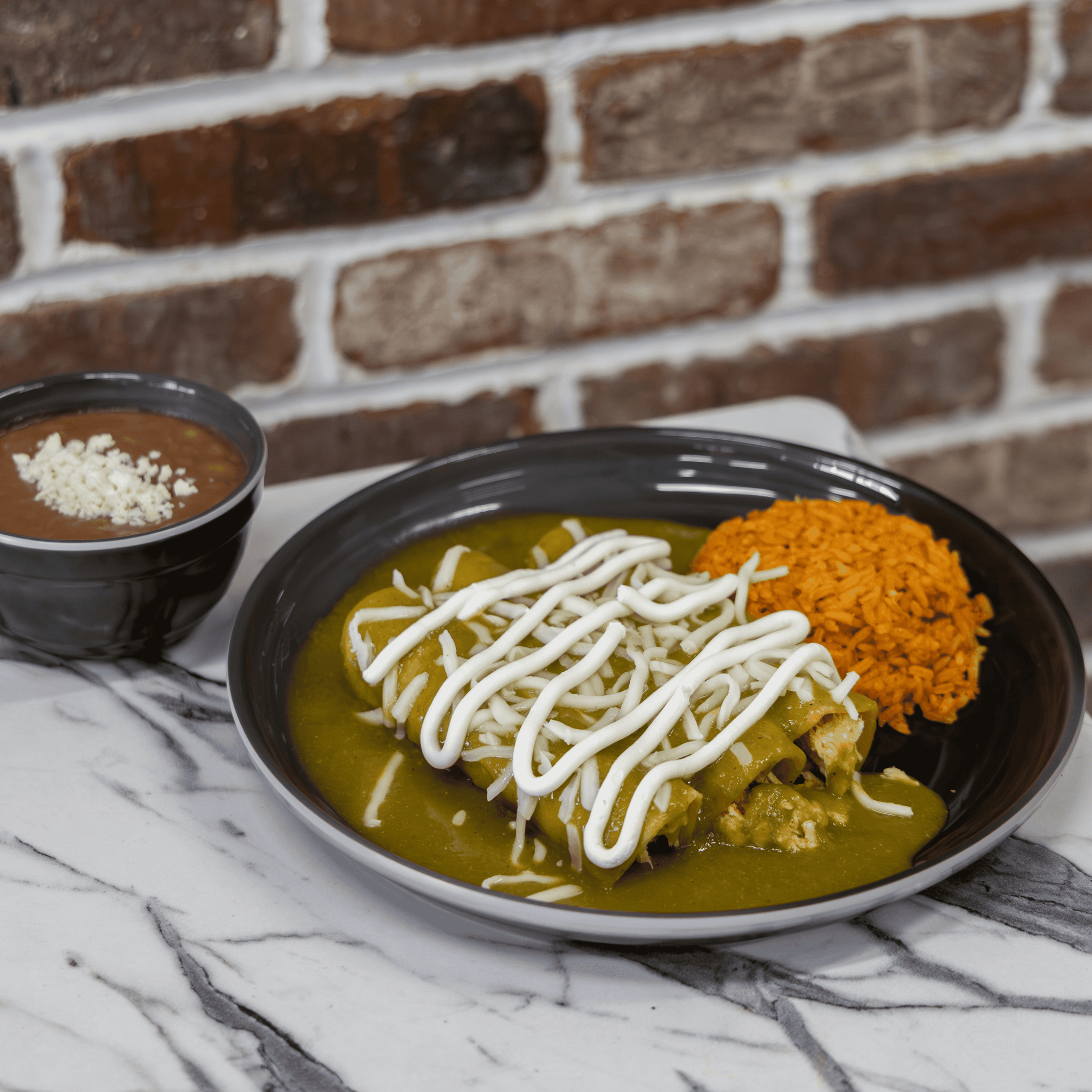 Enchiladas Plate.