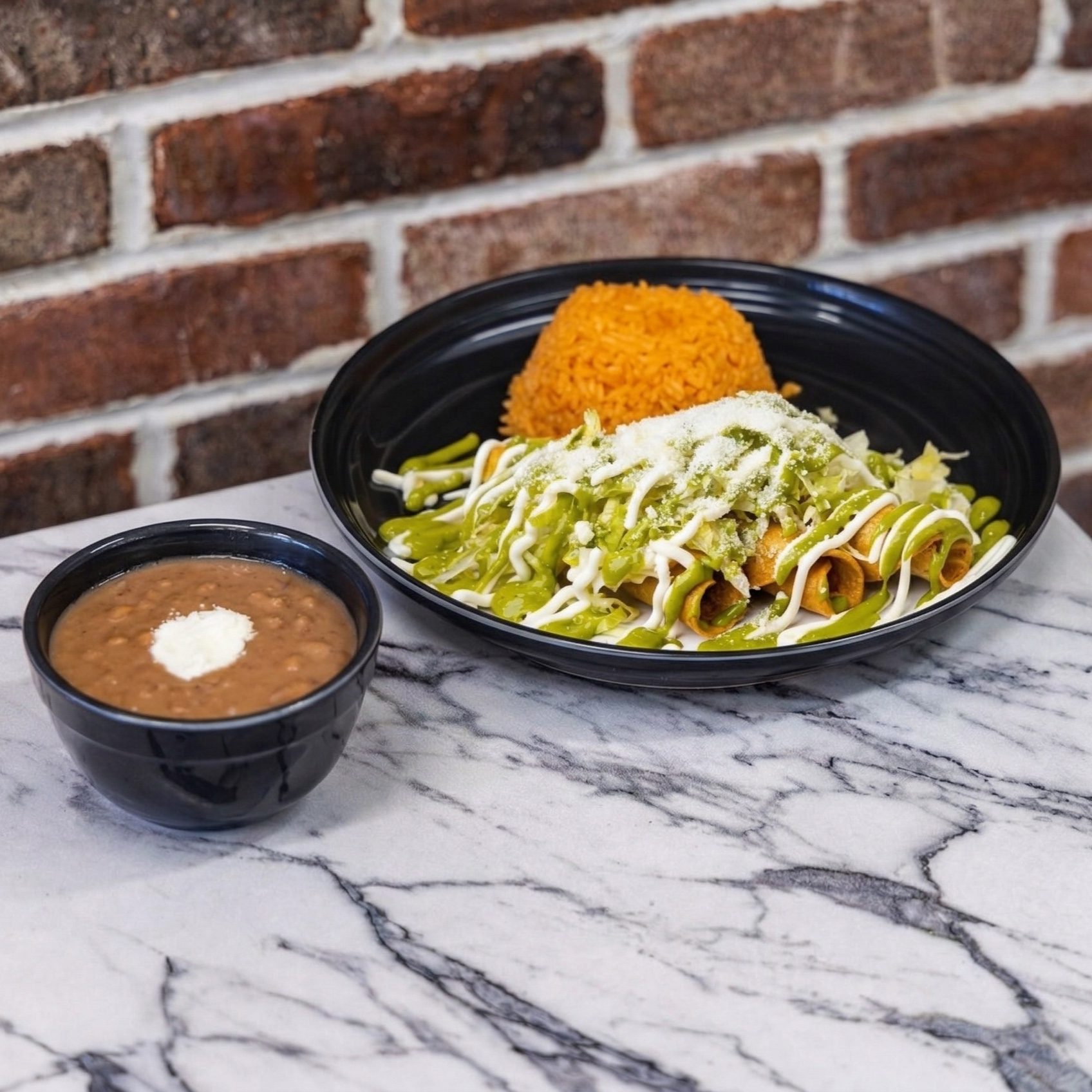 Flautas Plate.